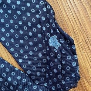 Navy Polka Dot Patterned tie